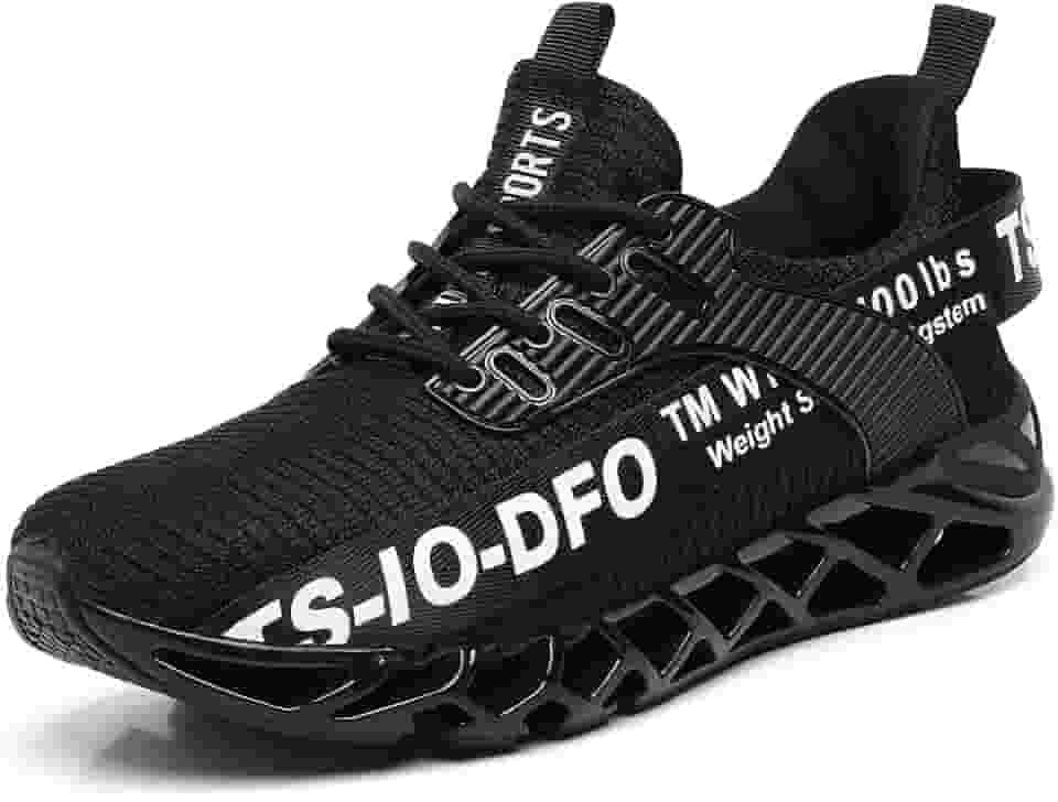 Tênis de corrida esportivo masculino de malha respirável para corredores de trilha