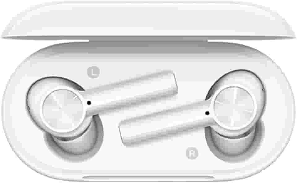 OnePlus Buds Z – Fones de ouvido intra-auriculares sem fio verdadeiros com estojo de carregamento, branco – carregamento rápido, graves profundos, confortáveis e leves, IP55, branco brilhante