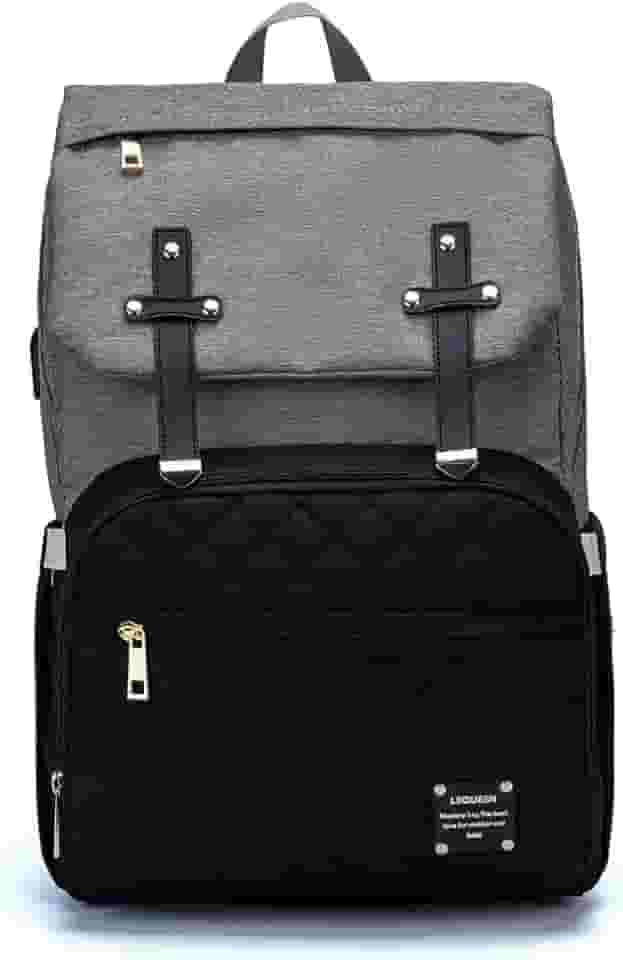 Mochila Bolsa Maternidade Lequeen Impermeável Bebê Com Bolso Térmico