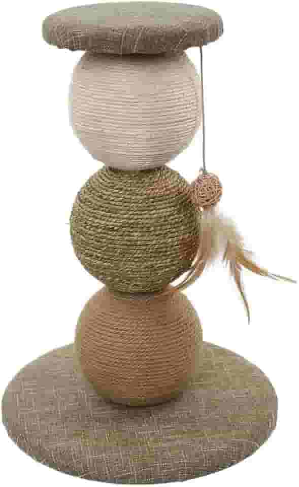 JAMBO PET Arranhador Poste Sisal Bola Tipla para Gatos