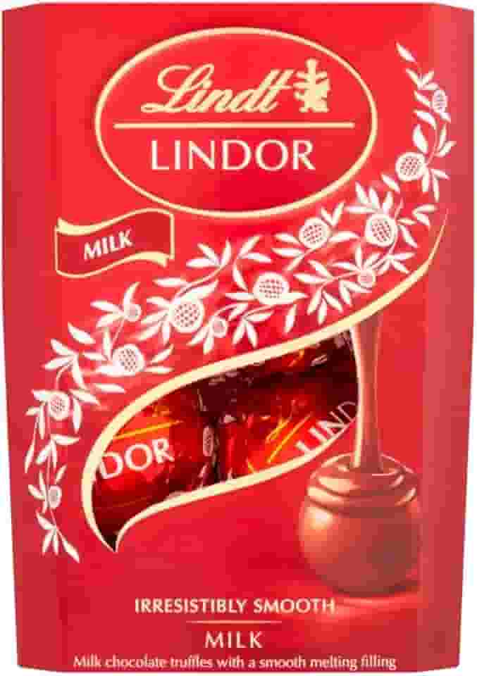 1 Caixa de 37g, Bombons de Chocolate Suiço, Lindt Lindor
