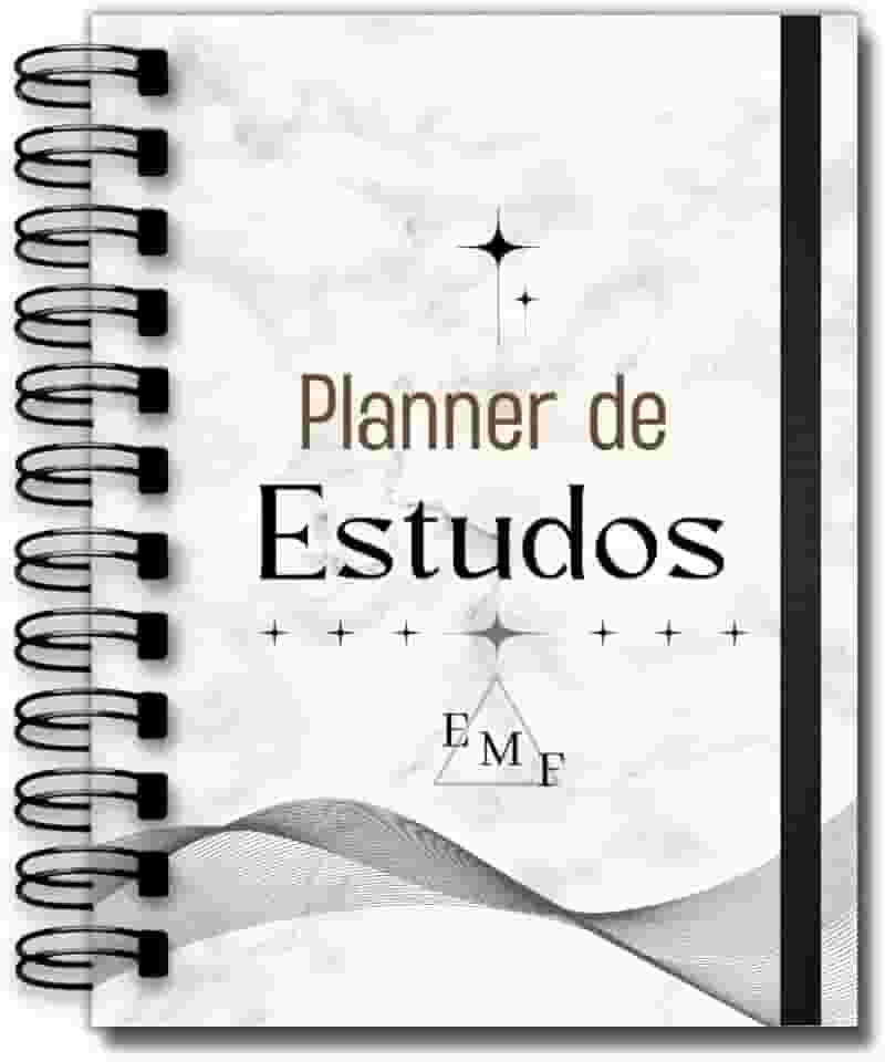 EMF Planners, Planner de Estudos EMF - Mármore - Planejamento estratégico - A5