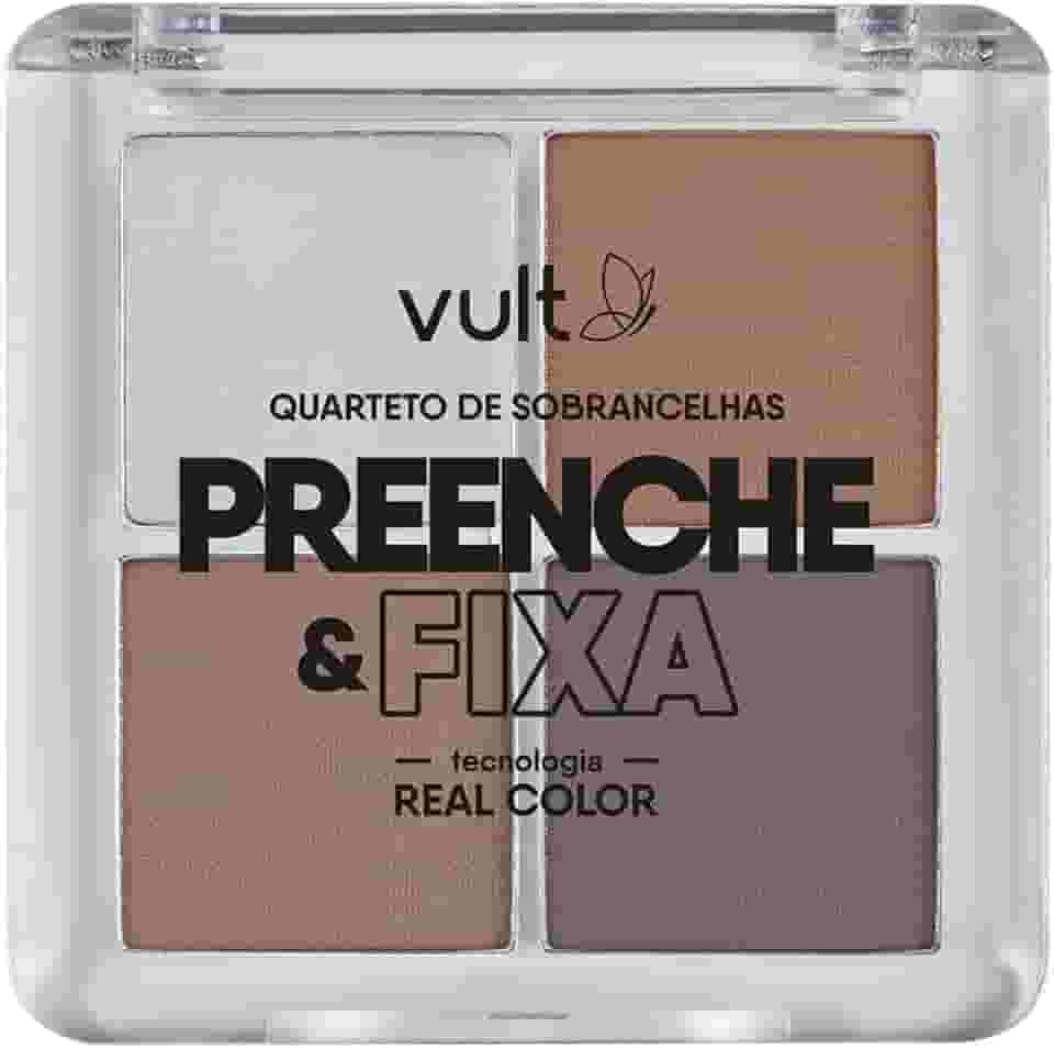 Vult Preenche & Fixa Quarteto de Sombras p/Sobrancelhas 5g