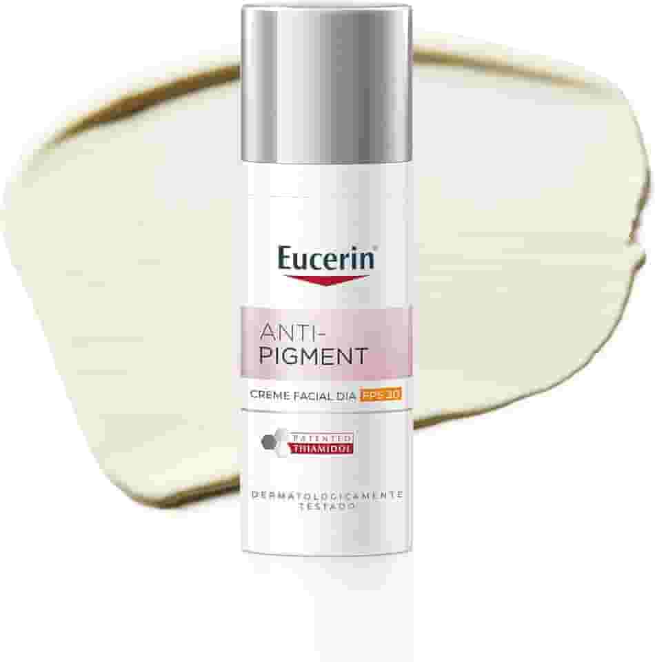EUCERIN Creme Facial Antimanchas Dia FPS30 50ml, Anti-Pigment, Clareador, Thiamidol, Diurno