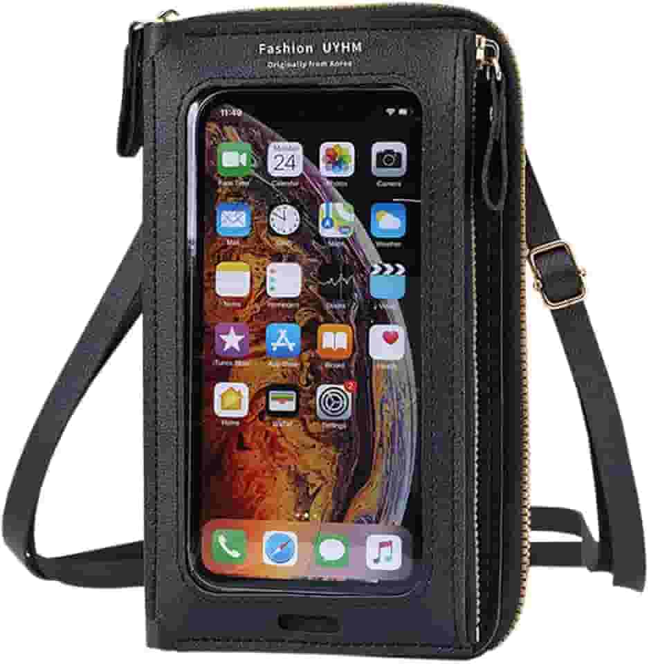 Bolsa Carteira com Bolso Separador para Celular