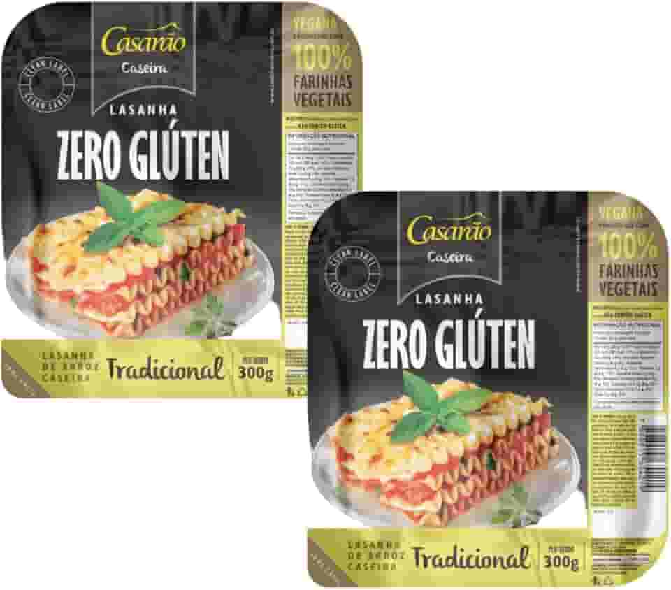 Kit com 2 Pacotes de Massa para Lasanha Tradicional sem Glúten de 300g cada - Casarão