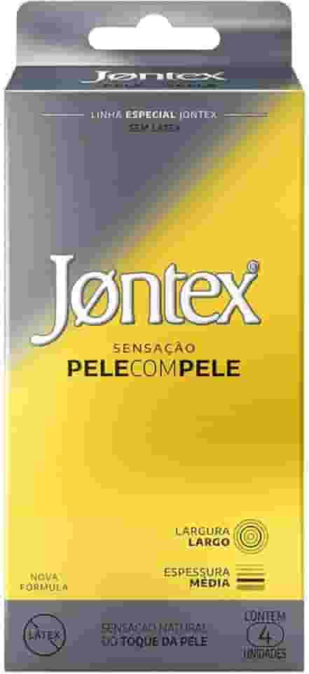 Preservativo Camisinha Jontex Pele com Pele - 4 Unidades