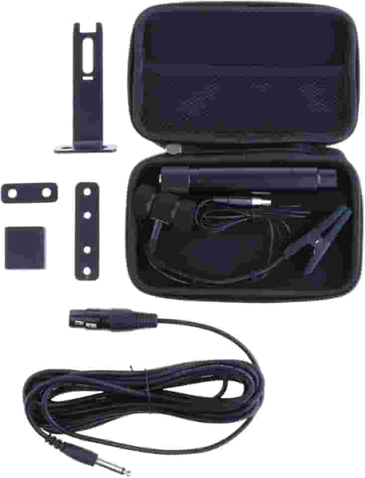 Esquirla Microfone de instrumento com fio, acessórios para instrumentos, clipe portátil profissional no microfone para tocar parte do instrumento musical, 4 Pinos para Cajon