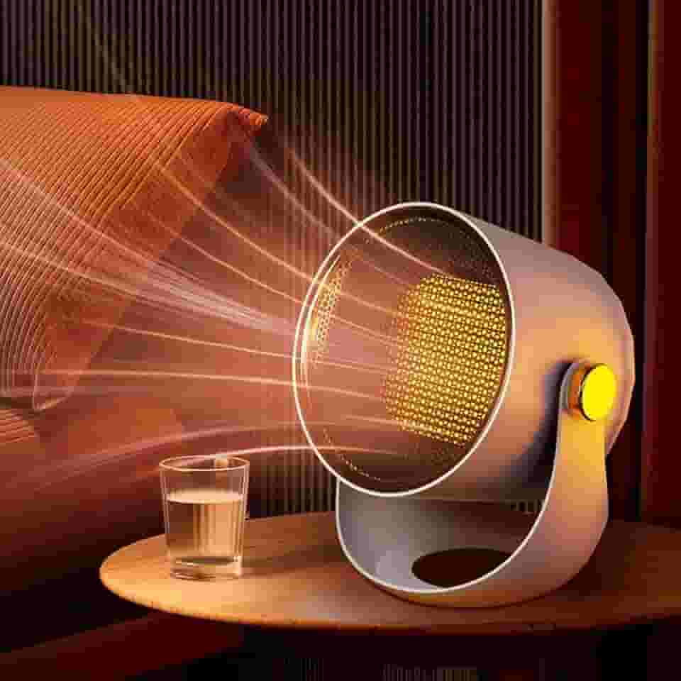 Aquecedor Residencial Elétrico Econômico com Aquecimento Cerâmico PTC Pequeno para Escritório Casa Inteira Envio