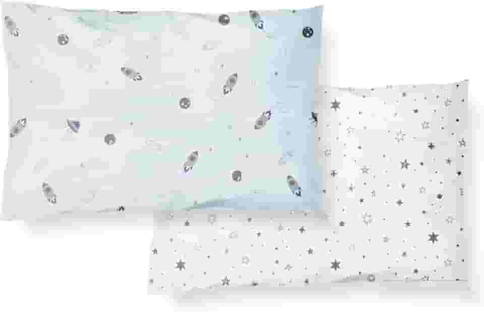 Papi Textil Kit De Fronha P/Travesseiro C/Furos Papi Compose 31Cm X 22Cm Contem 02 Un