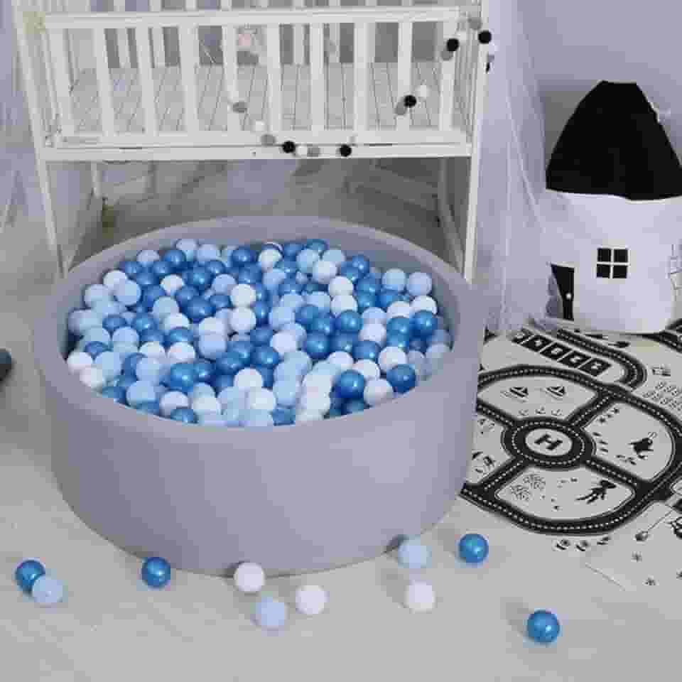 beplace kids - 50 Bolinhas para Piscina - Escolha a Cor | Não Amassa | BPA Free