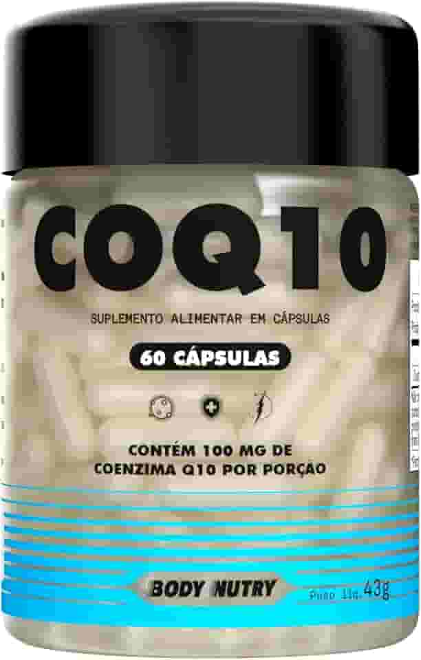 Body Nutry - Coenzima Q10 100mg Pura - 60 Cápsulas