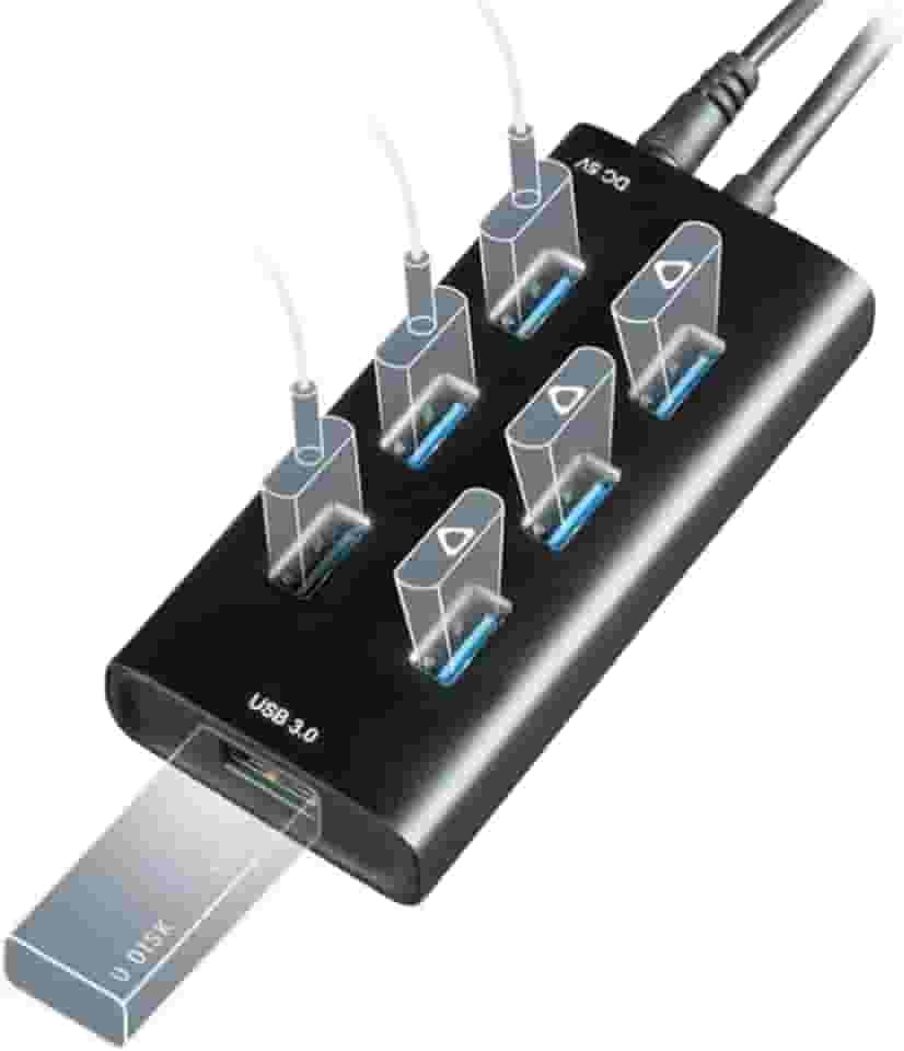 Rebuff Reality Hub USB Gamer de 7 portas