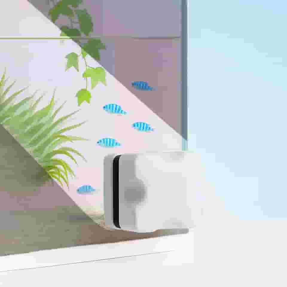 Mini raspador magnético de algas para aquário de peixes - limpador de dupla face de 3 cm em branco - usado para aquários de vidro