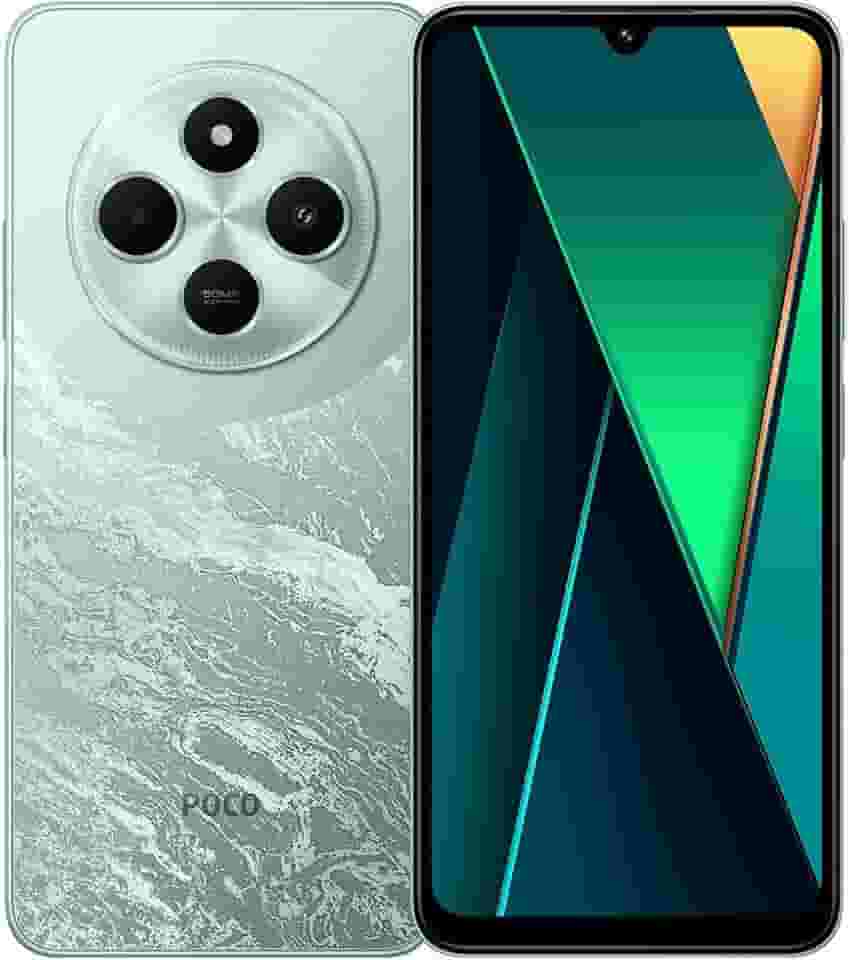 Xiaomi Smartphone POCO C75 4G 128GB/256GB 6,88 ''120Hz RAM,5160mAh batería procesador Mediatek Helio G85 50MP cám (Green, 8GB+256GB)