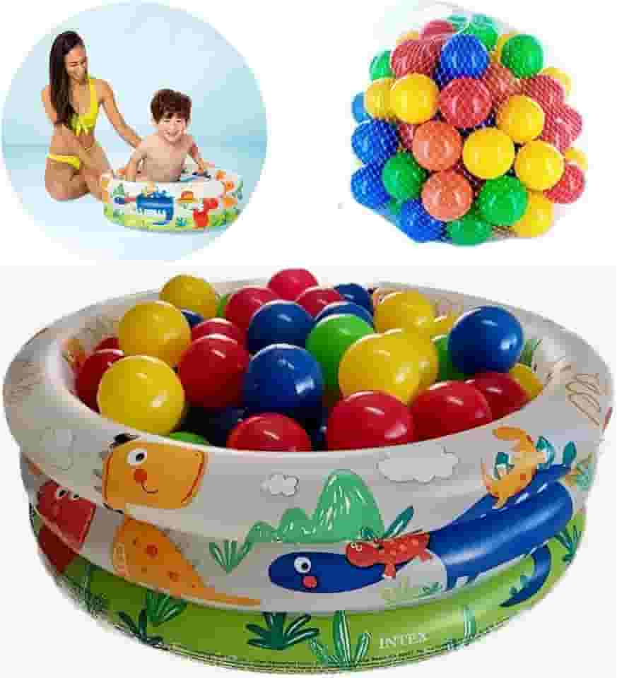 Piscina de Bolinhas 40 Litros + 50 Bolinhas