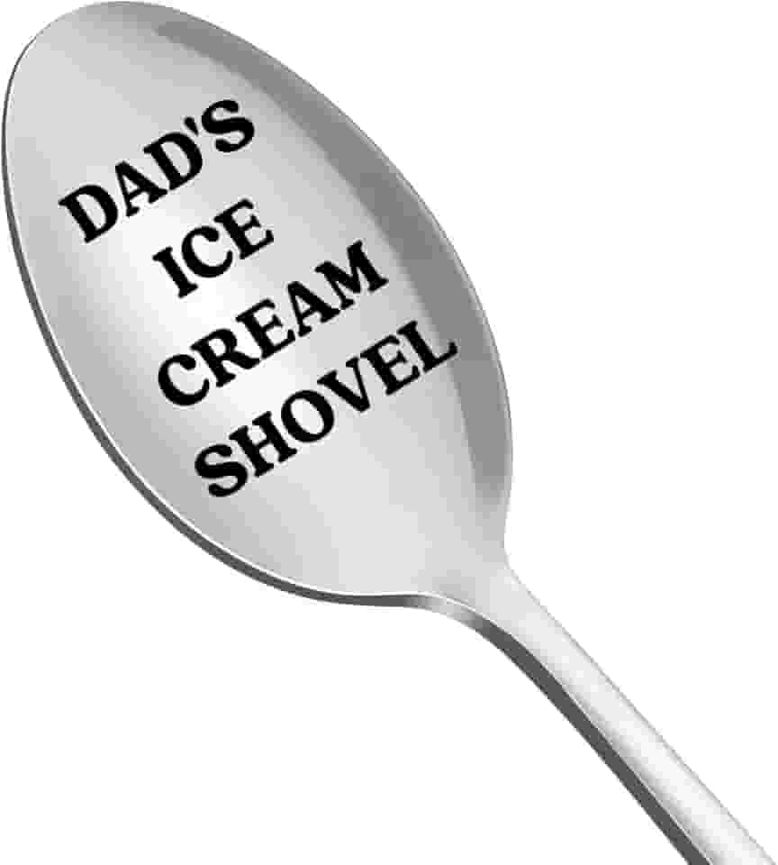 MOPADEMO Presentes de Natal para O Pai, Presentes de Filhas e Filhos - Presentes Personalizados para O Pai Que Não Quer Nada - Presente de Aniversário para O Dia Dos Pais, Pá de Sorvete Do Pai