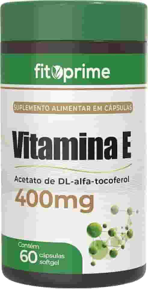 Vitamina E 400mg Softgel 60 Cápsulas Gelatinosas Suplemento Antioxidante para Uso Diário