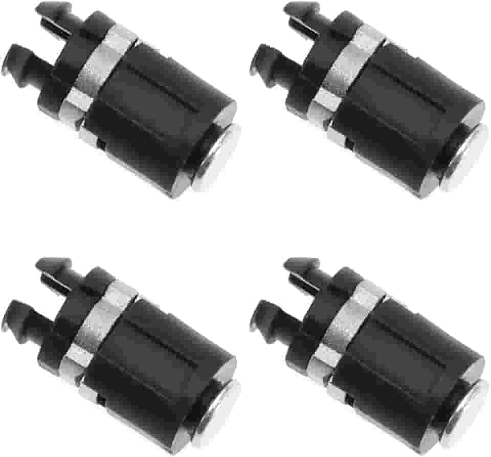 eMagTech 4 peças de eixo de dobradiça compatíveis com o sistema de console Gameboy Advance SP acessórios de substituição de videogames 12 x 5,7 mm, preto