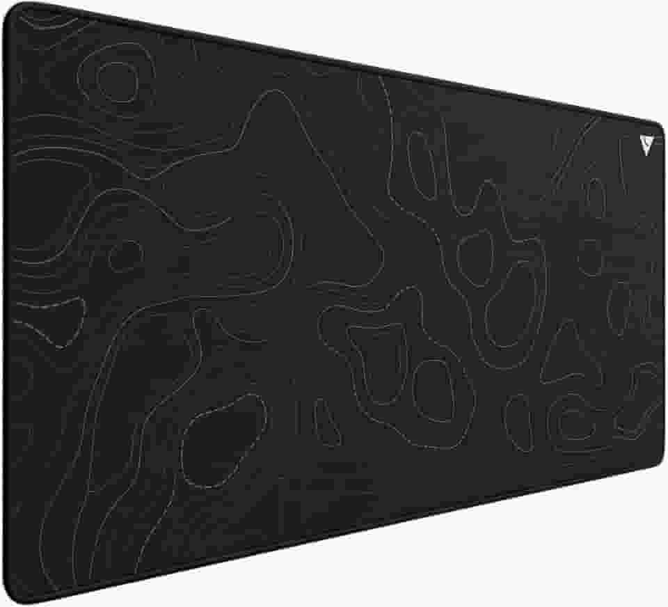 Mousepad Gamer Force One Skyhawk XXL Preto 90x40cm - Precisão Extrema para FPS, Base Antiderrapante e Superfície Speed Premium