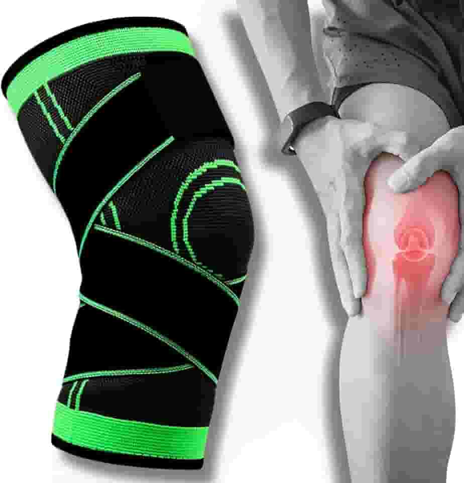 Joelheira De Compressão Ortopédica Para Articulação Alivia Dores Prevenção e Recuperação Esportiva Corrida Futebol Basquete Crossfit Academia Musculação Volêi Futsal- Linha Premium