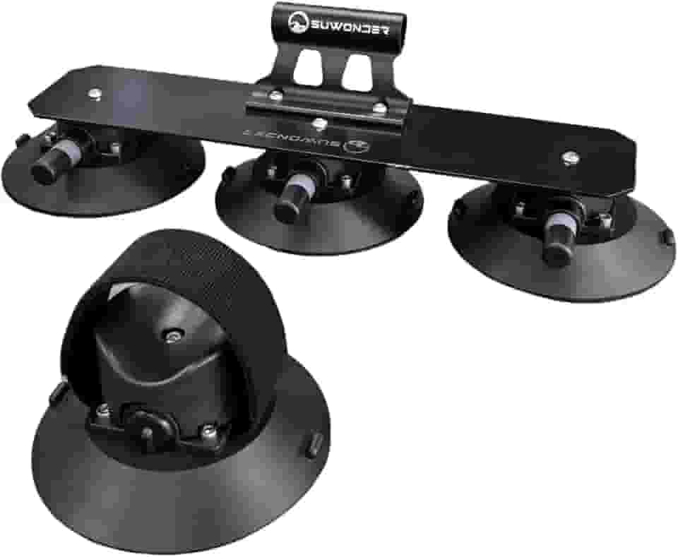 Vaveren Suporte para bicicletas com ventosa para teto de carro, fácil de instalar.