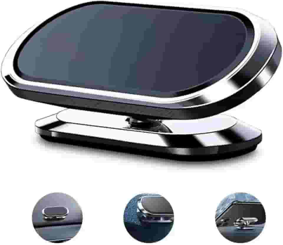 Suporte Veicular Magnético Articulado Celular Smartphone Para Painel de Carro – Uso Versátil Ideal para Navegação Segura - CompleteStore®