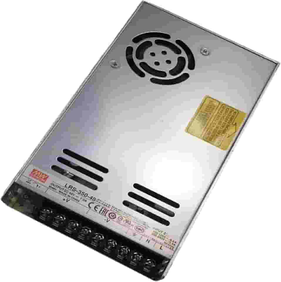 Mean Well 350W Fonte De AlimentaçãO Cc De SaíDa úNica Com ComutaçãO VariáVel 48V 7.3A, (LRS-350-48 48V/7.3A/350.4W/Single Supply)