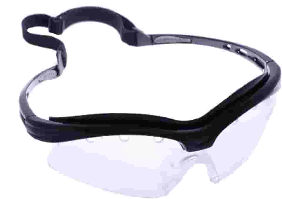 Python M3 Racquetball/Squash/Pickleball Eyeguard (moldura preta e clara)