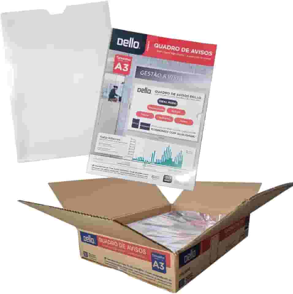 Quadro De Avisos A3 Cristal, Dello, 0533.H.0012, Cristal