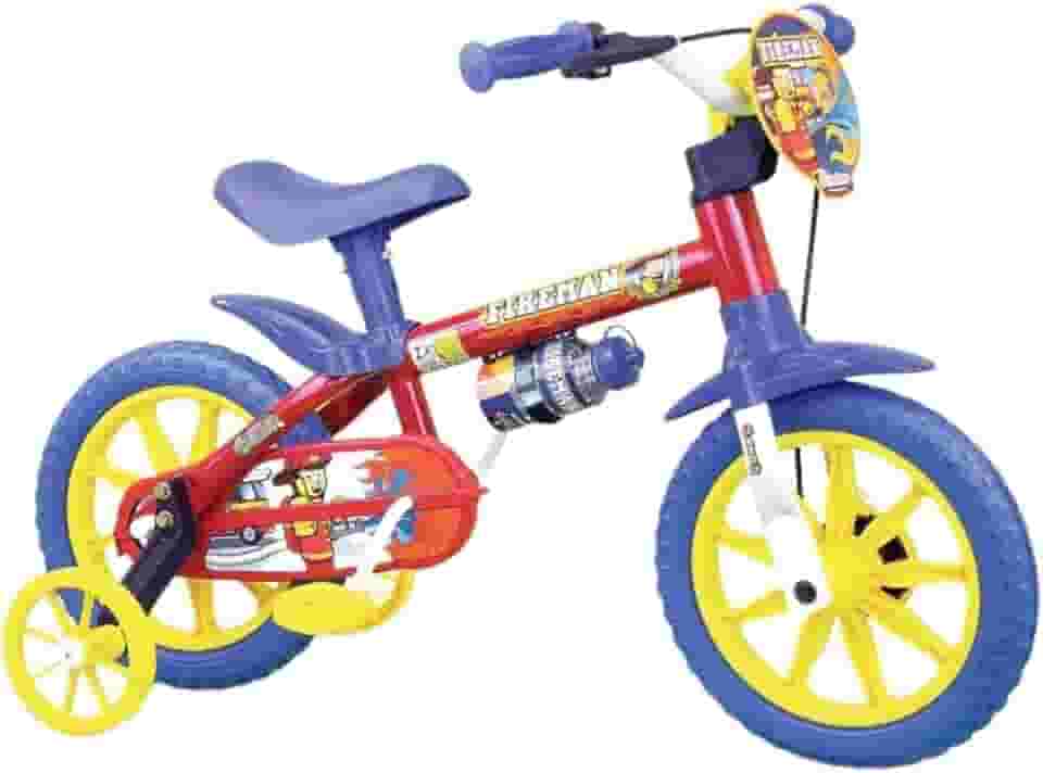 Bicicleta Nathor Fire Man Masculino Aro 12 Vermelho/Azul