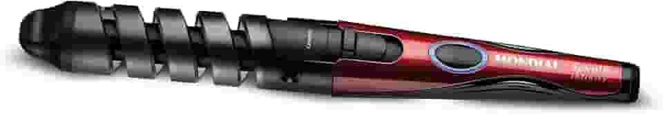 MONDIAL Modelador de Cachos Spiral Infinity, Vermelho/Preto, 15W, Bivolt - EM-05