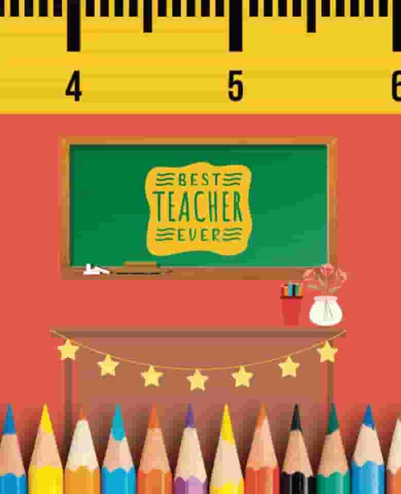 Best Teacher Ever - Notebook - Star Banner