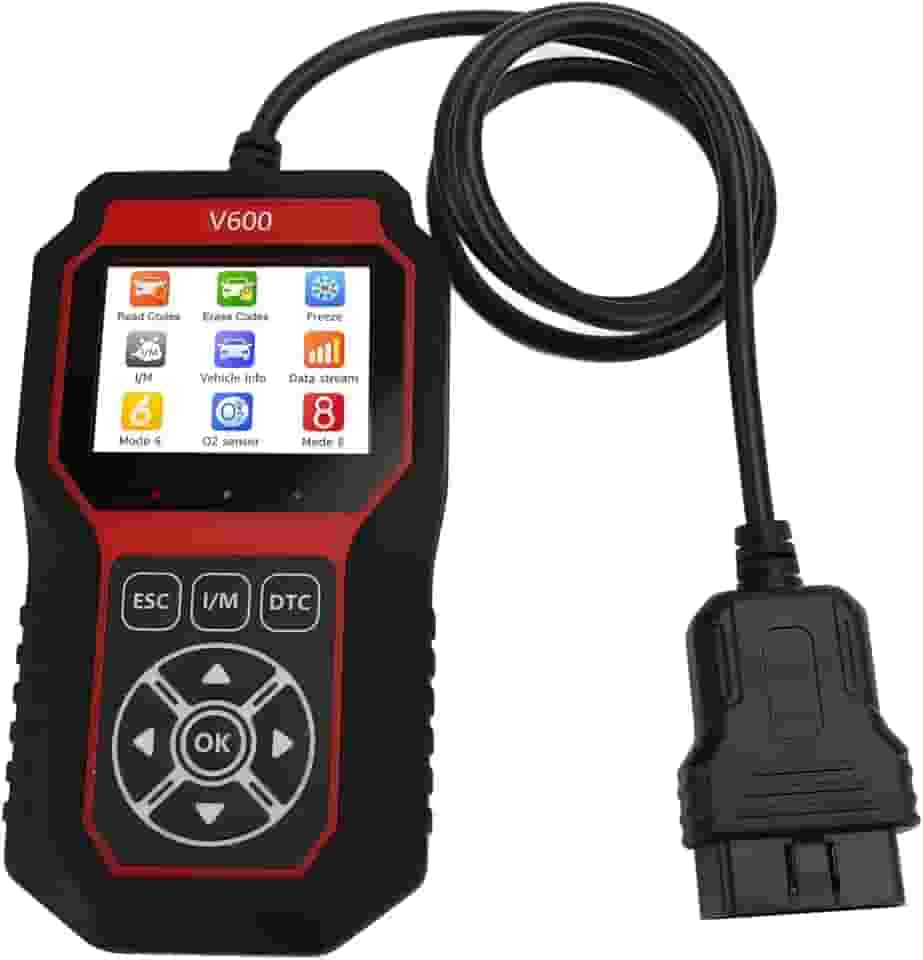 Scanner OBD para Carro V600, Tela Colorida TFT de 2,8 Polegadas Com Botão de Prontidão IM de um e Interface Multilíngue, para Verificação de Luz do Motor