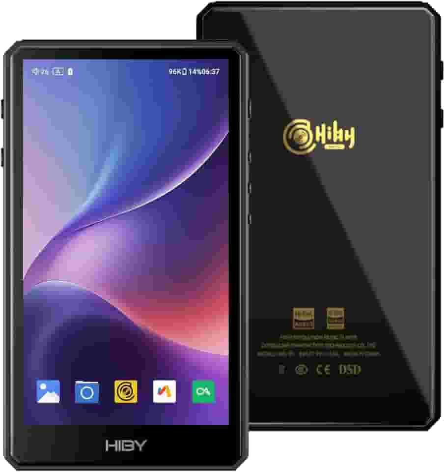 HiBy R5 Gen 2 Hi Res Audio Player Android Mp3 Mp4 Player com amplificador de fone de ouvido classe A de alta impedância e baixa geração de calor