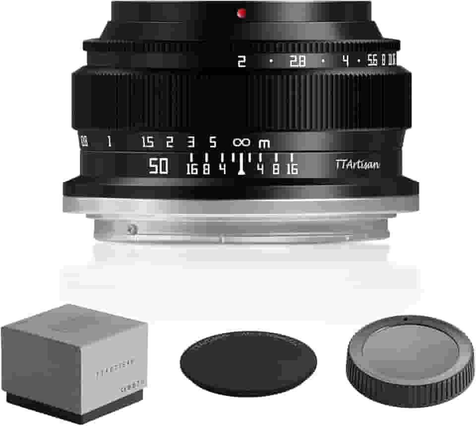 TTArtisan Lente de câmera de foco manual de 50 mm F2 Full Frame para Nikon Z Mount Like Z5 Z6 Z7 Z6II Z7II Z9 Z50 ZFC Z30