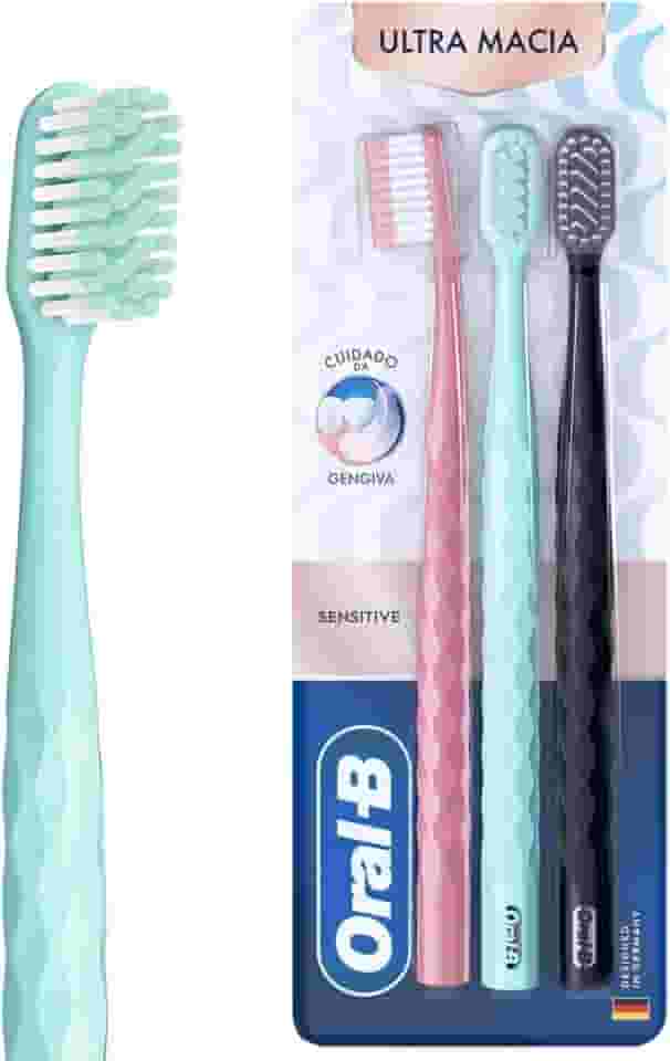 Oral B Iconic Premium, escova de dentes, 3 unidades