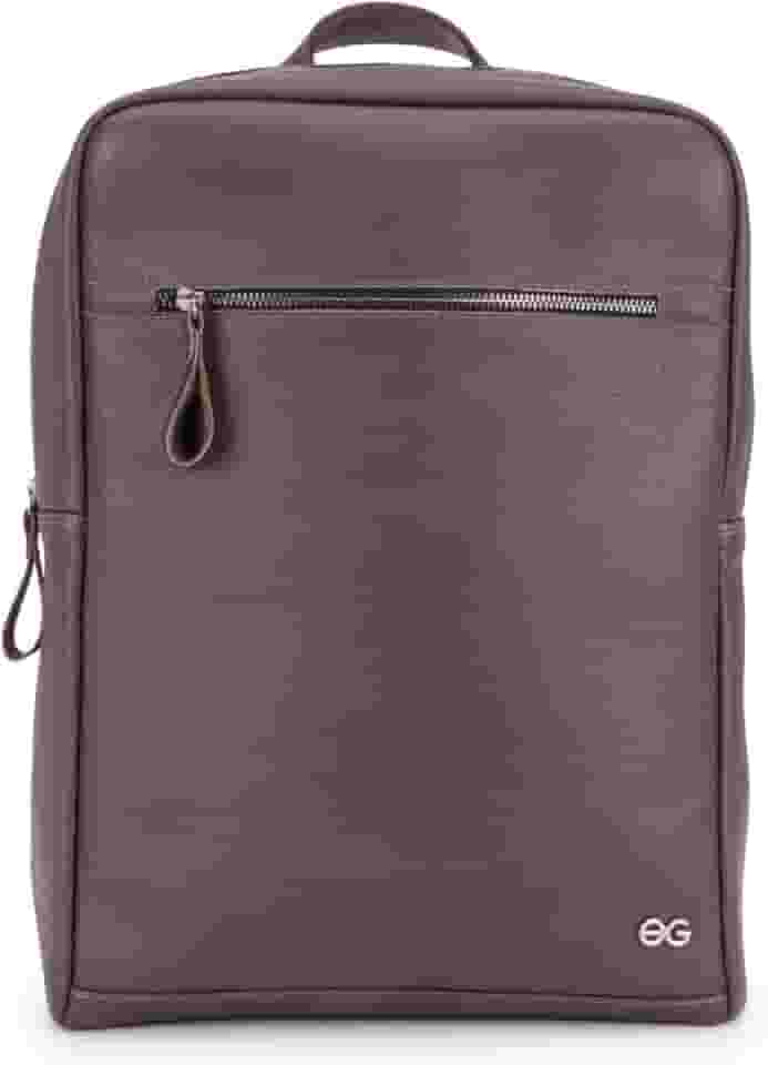 Mochila Executiva Slim Para Notebook Tablet Couro Legítimo (Marrom Escuro)