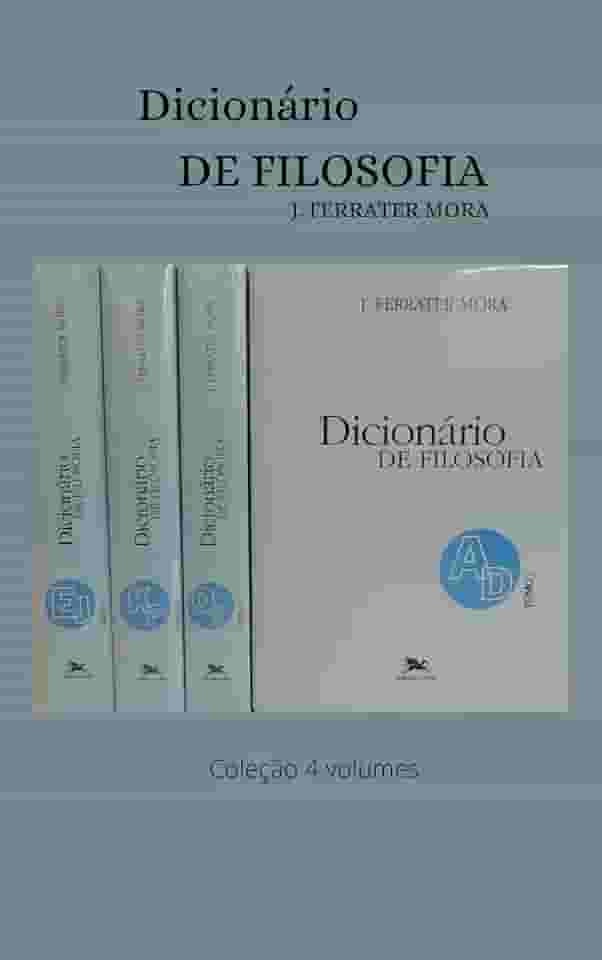 Dicionário de Filosofia – Coleção 4 volumes