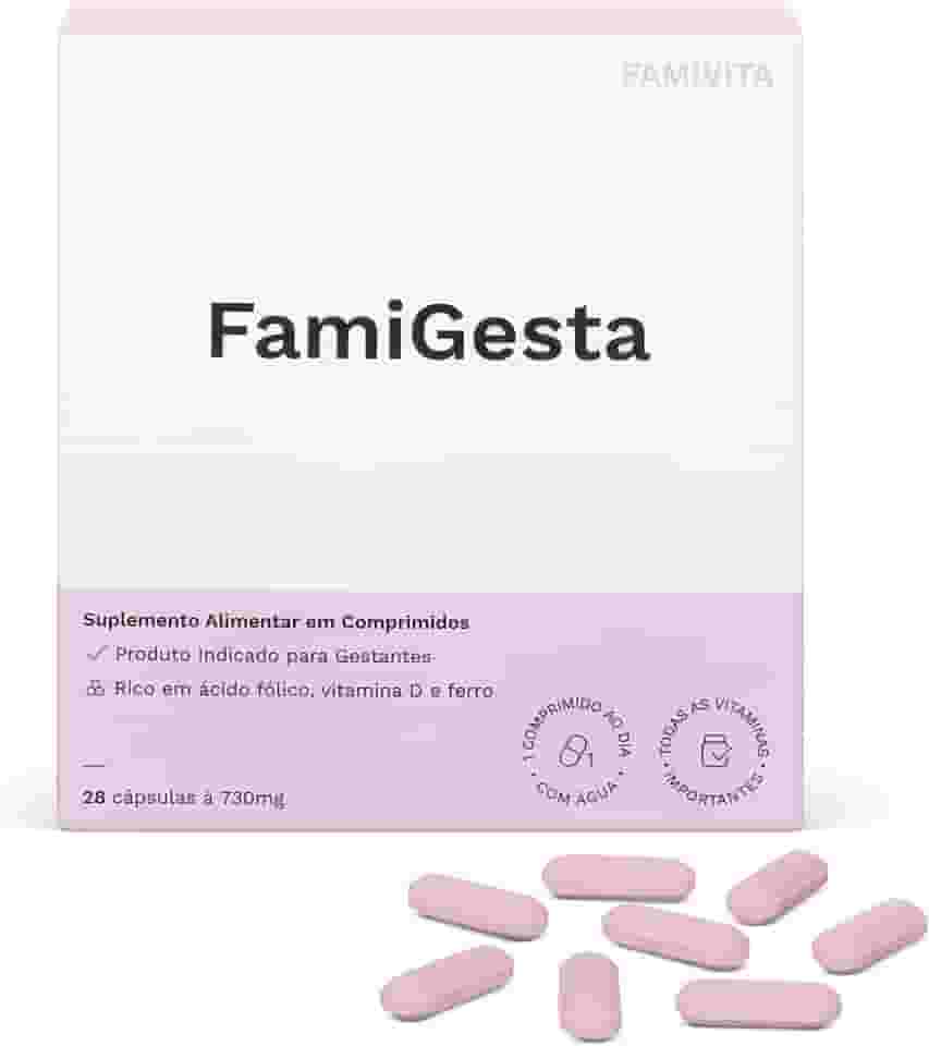 FamiGesta - O polivitamínico completo para toda a gestação com tudo que o organismo precisa. (04 Semanas)