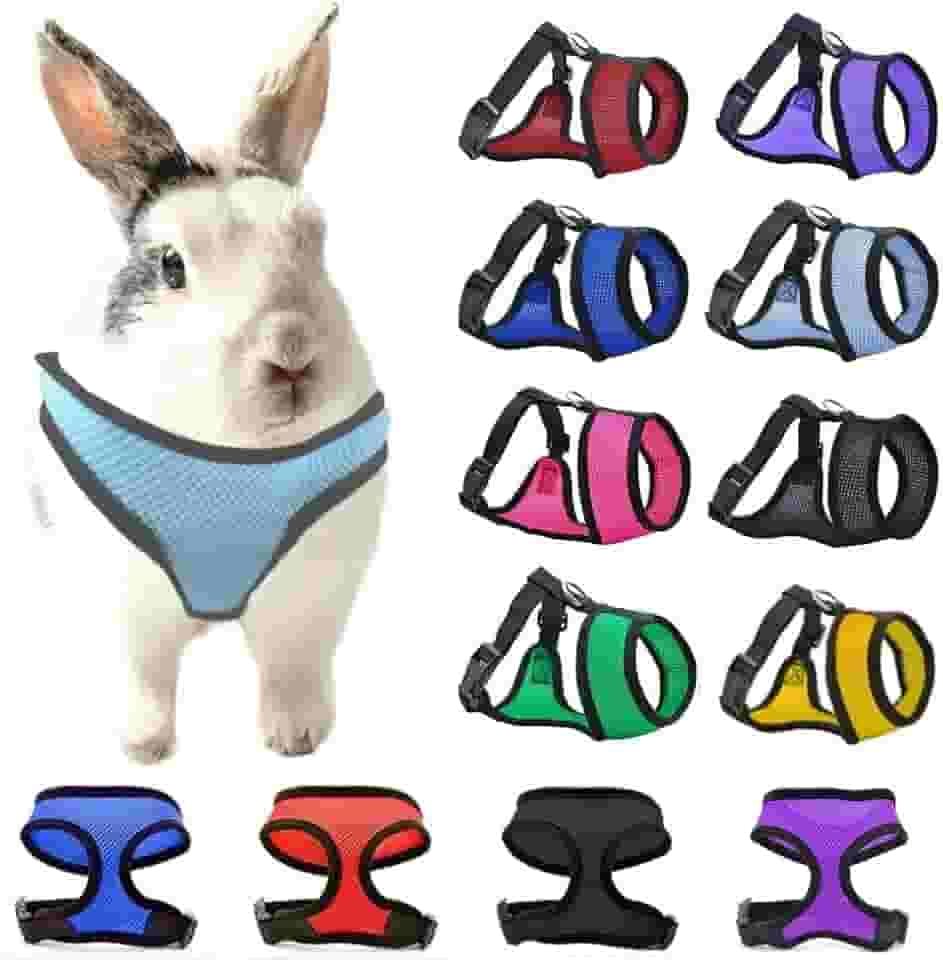 Peitoral Regulável para Coelhos, Ventilado, Múltiplas Cores (Lilás, XS)