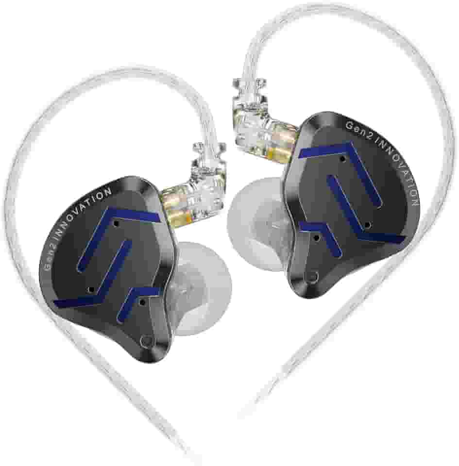 KZ ZSN Pro 2 polegadas fones de ouvido fones de ouvido fones de ouvido de metal 1BA+1DD tecnologia híbrida HiFi graves som claro IEMs fones de ouvido com cancelamento de ruído com fio para músicos