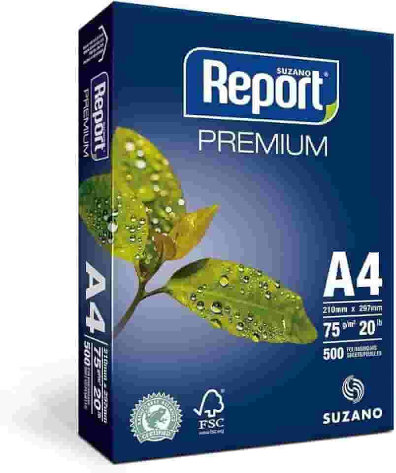 Papel Sulfite A4 Suzano Report Premium 500 folhas