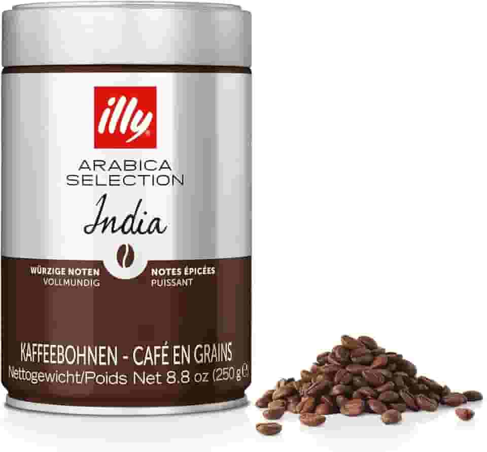 Illy CAFÉ EM GRÃOS ARABICA SELECTION ÍNDIA LATA 250g