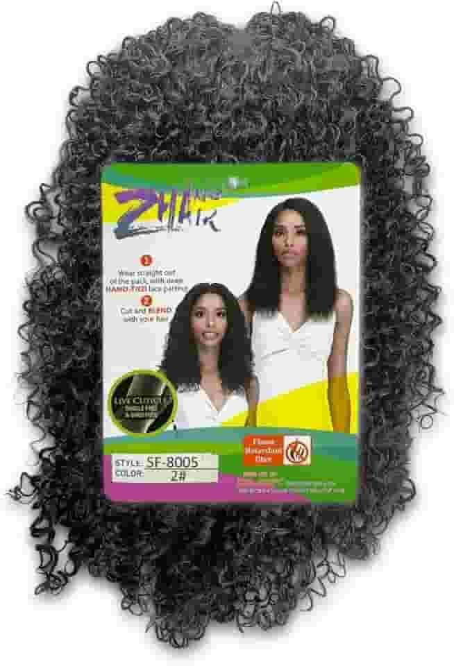 Peruca Lace De Fibra Orgânica Cor 2 Com Cachos Naturais Leves E Soltos Para Penteados Femininos