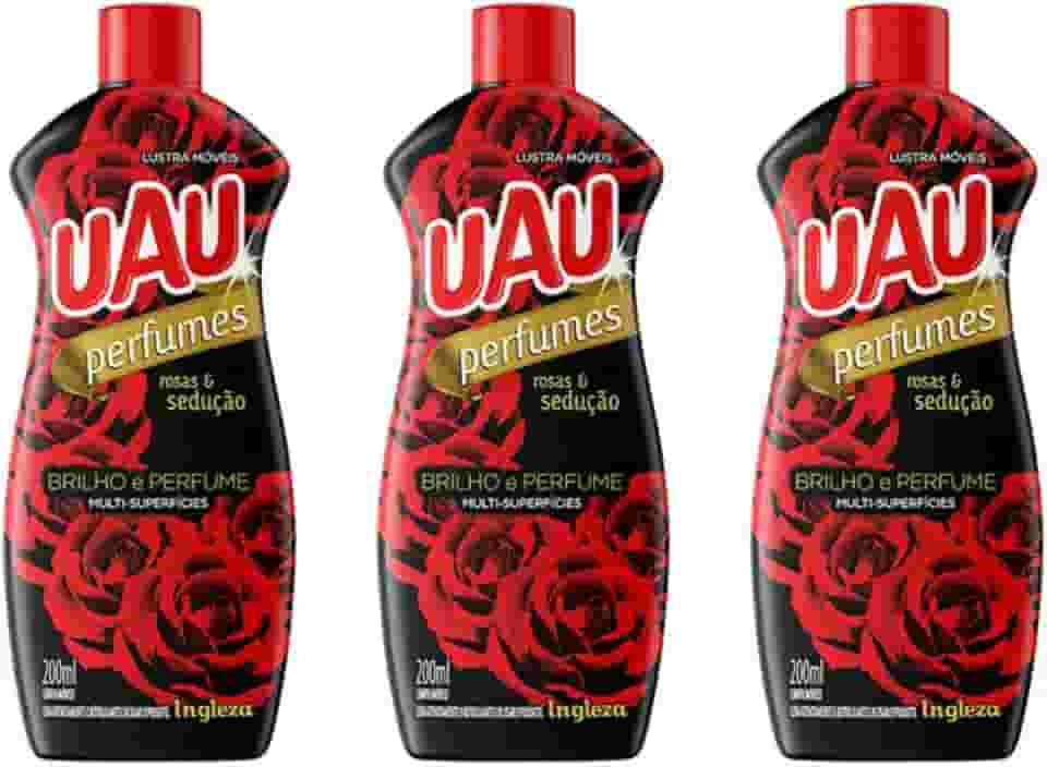 Kit 3 Lustra Móveis Uau Perfumes Rosas & Sedução