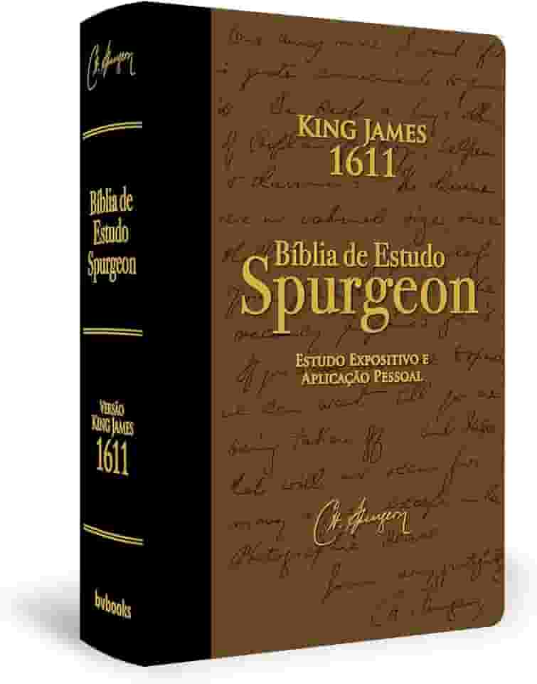Bíblia de estudos e sermões de C.H. Spurgeon - Capa luxo