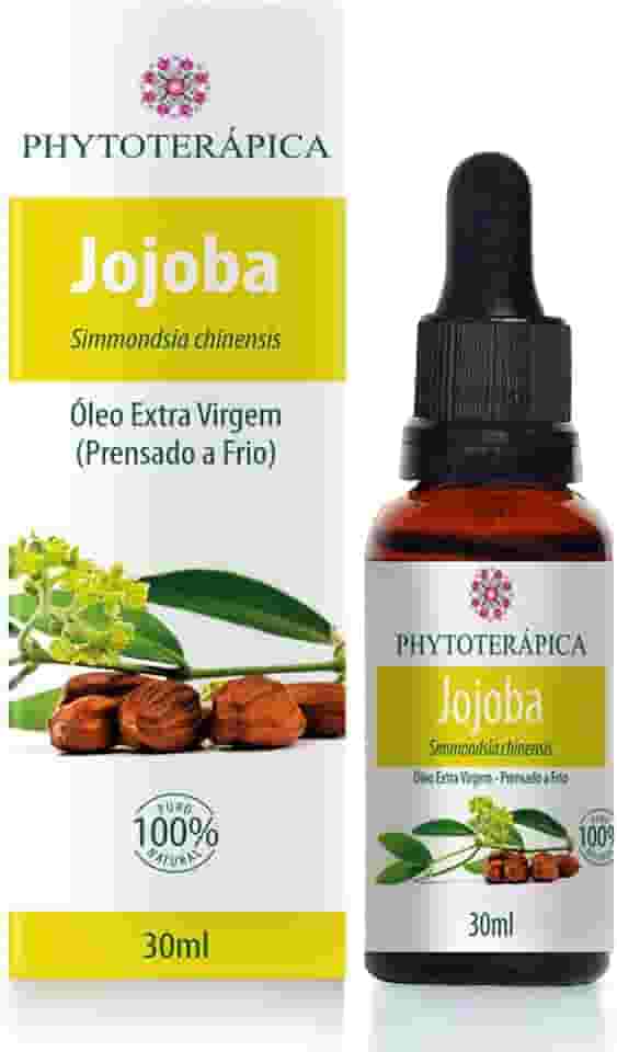 PHYTOTERAPICA- Óleo Vegetal de Jojoba -Aromaterapia -Pele e Cabelo -Ideal para peles oleosas, melhora elasticidade na primeira aplicação, reduz linhas e marcas de expressão -100% Puro, Natural -30ml