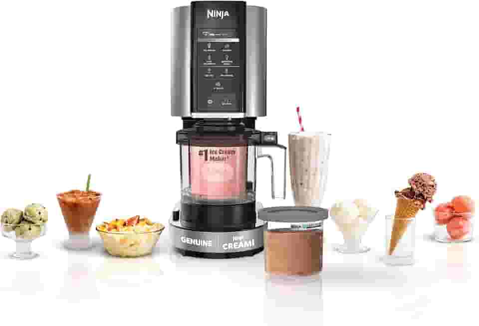 Ninja Creami Sorveteira 127v - Máquina de sobremesa geladas para Gelato, Milkshakes, Sorvetes, Tigelas de Smoothie