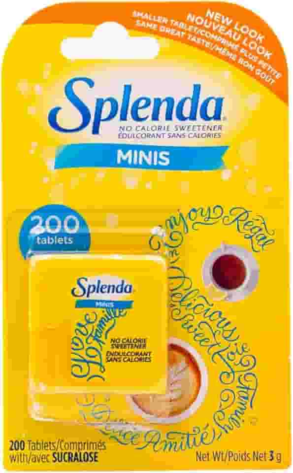 Splenda Minis, Adoçante Sem Calorias, 200 Comprimidos Dissolvíveis, 3g